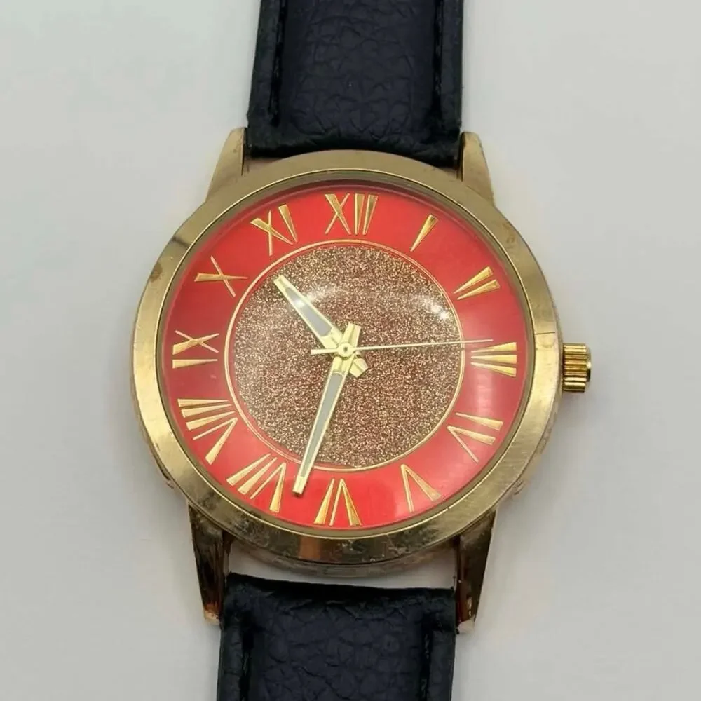 Gold & Red Men’s Watch